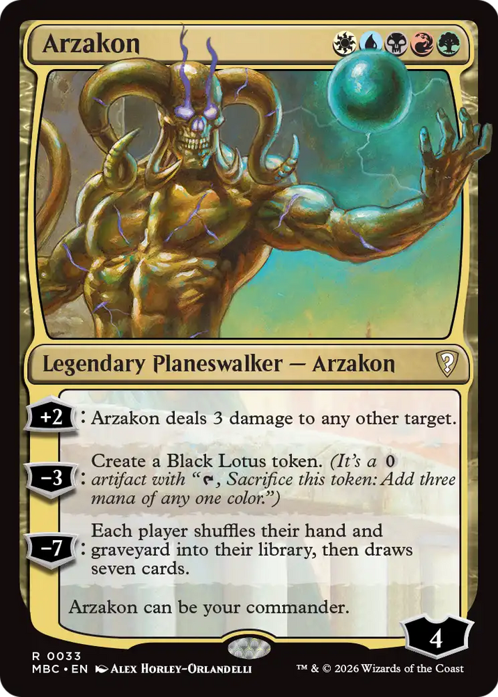 Arzakon [Mystery Booster: Commander Edition] Magic: The Gathering