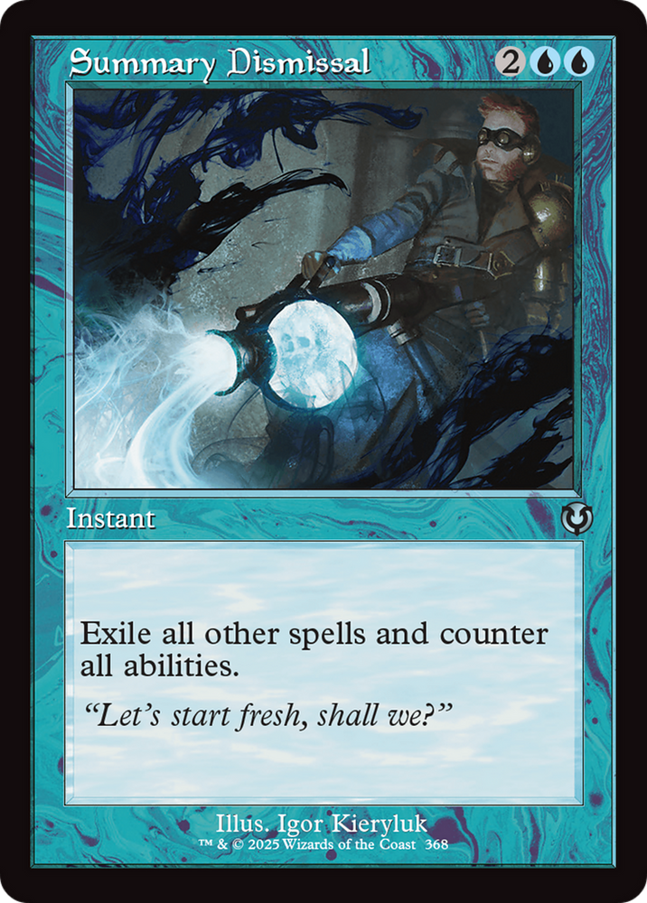 Summary Dismissal (Retro Frame) [Innistrad Remastered] Magic: The Gathering