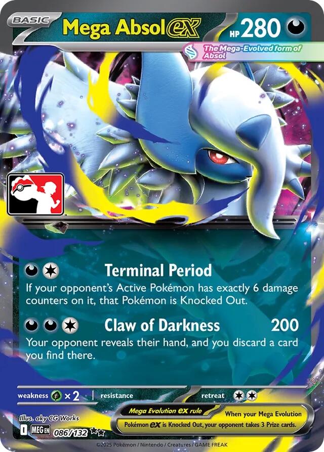 Mega Absol ex (086/132) [Prize Pack Series Seven] Pokémon