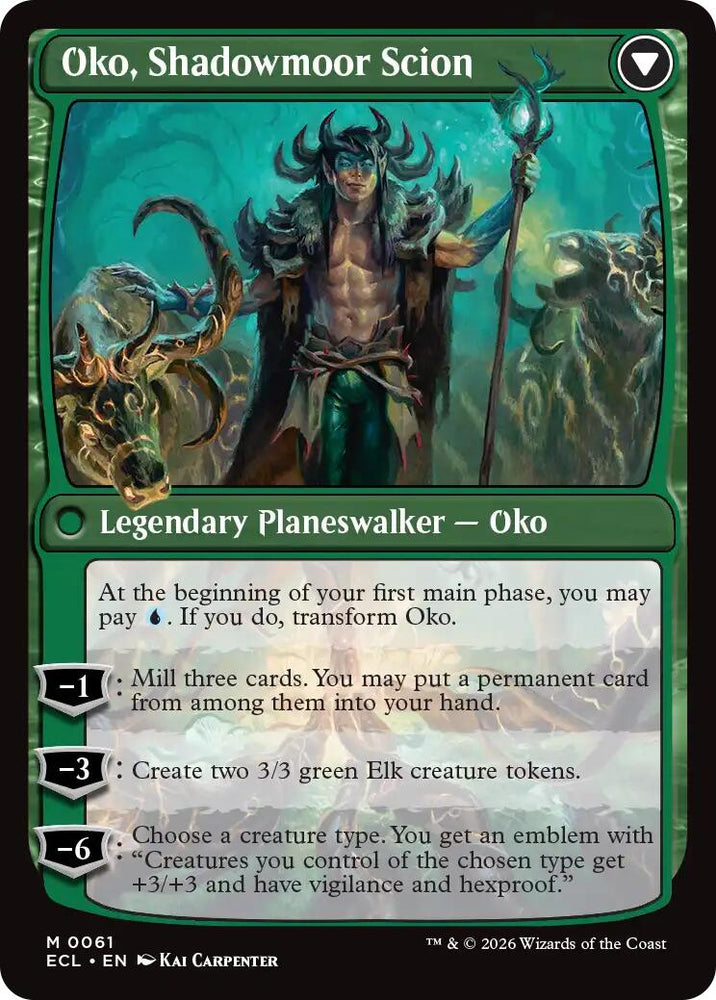 Oko, Lorwyn Liege [Lorwyn Eclipsed] Magic: The Gathering