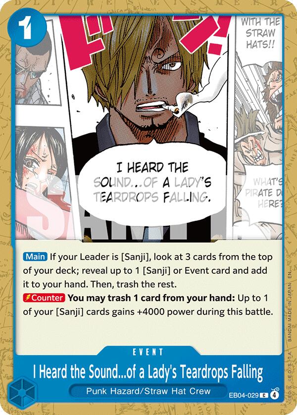 I Heard the Sound...of a Lady's Teardrops Falling [The Azure Sea's Seven] Bandai