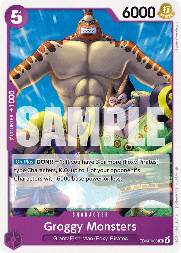 Groggy Monsters [The Azure Sea's Seven] Bandai