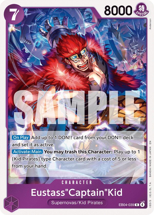 Eustass"Captain"Kid (EB04-039) [The Azure Sea's Seven] Bandai