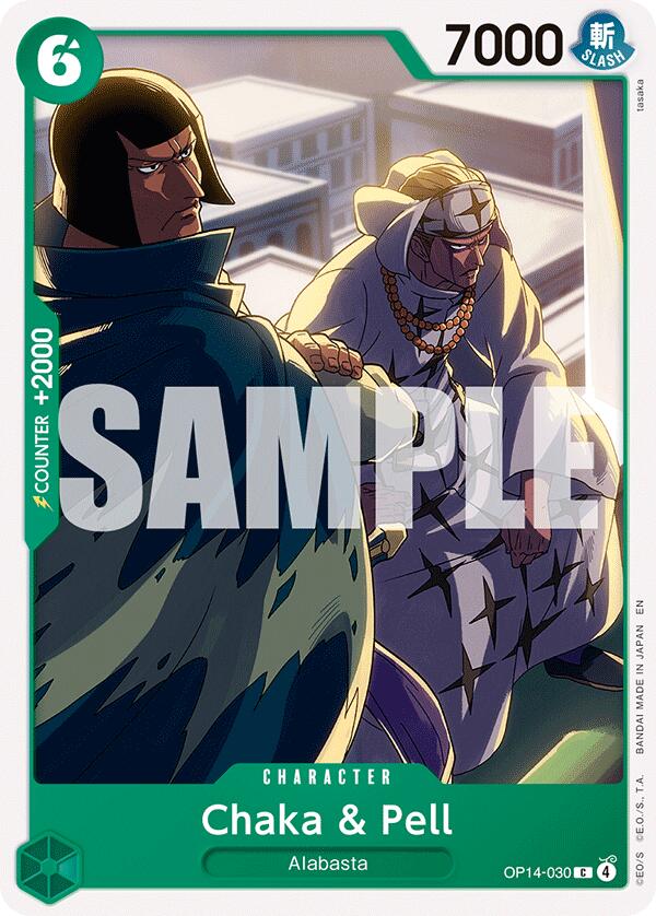 Chaka & Pell (OP14-030) [The Azure Sea's Seven] Bandai