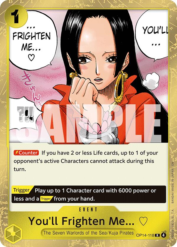 You'll Frighten Me... [The Azure Sea's Seven] Bandai