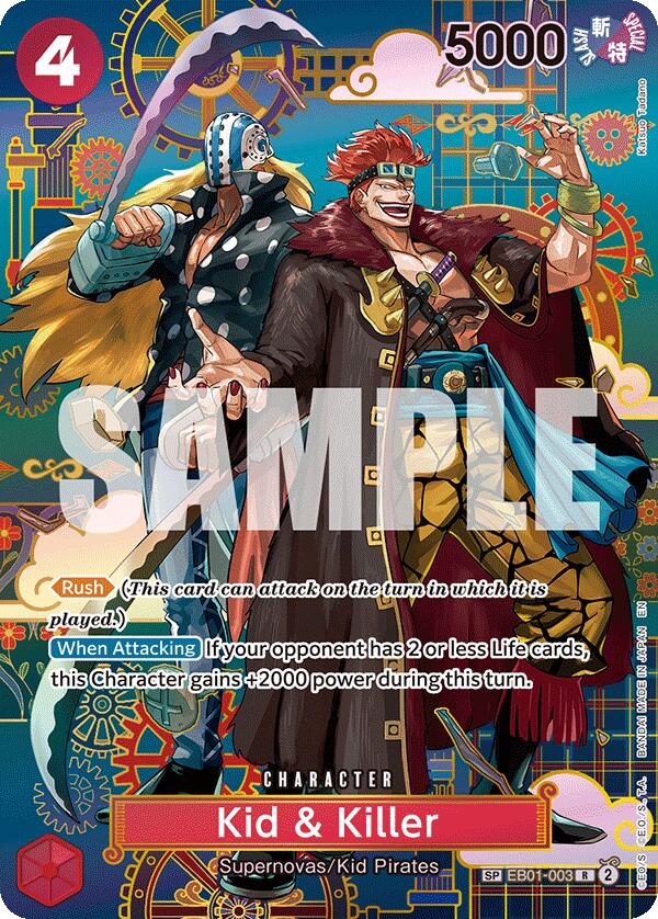 Kid & Killer (EB01-003) (SP) [The Azure Sea's Seven] Bandai