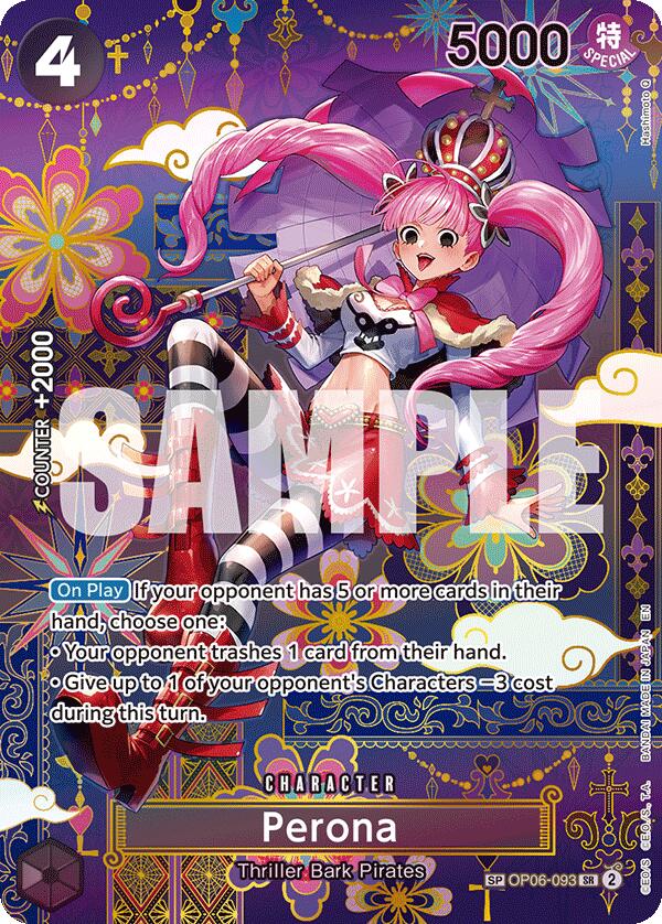 Perona (OP06-093) (SP) [The Azure Sea's Seven] Bandai