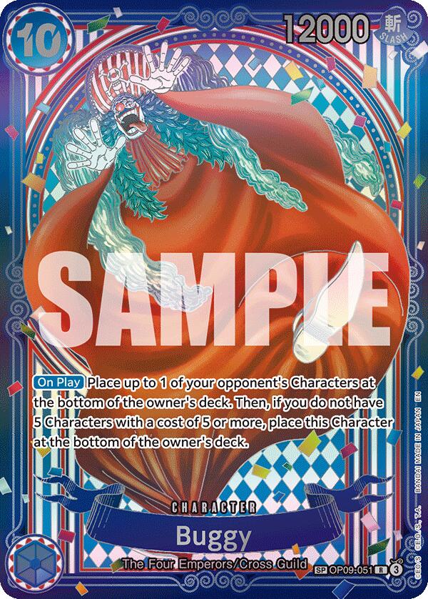 Buggy (OP09-051) (SP) [The Azure Sea's Seven] Bandai