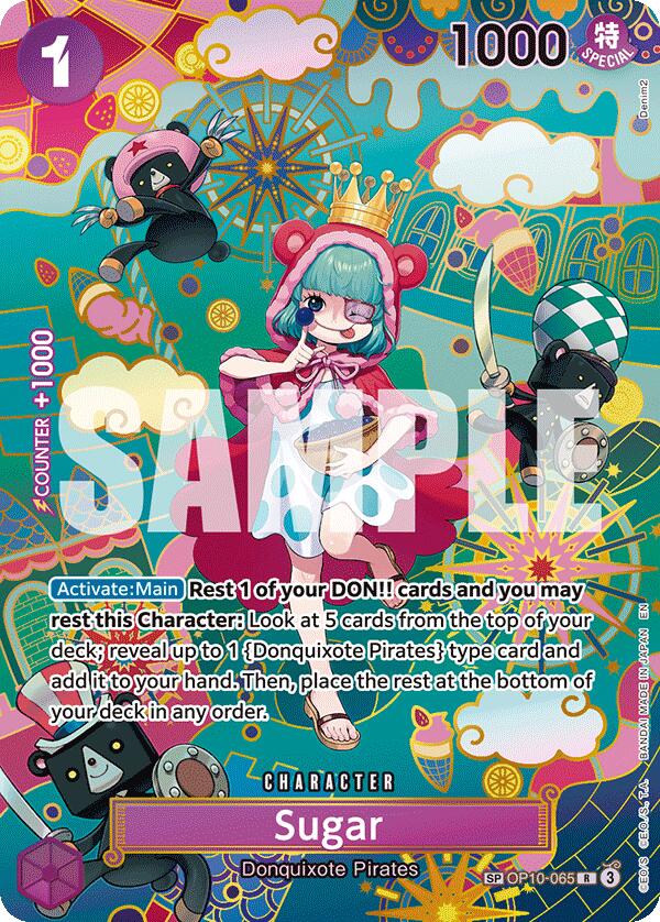 Sugar (OP10-065) (SP) [The Azure Sea's Seven] Bandai