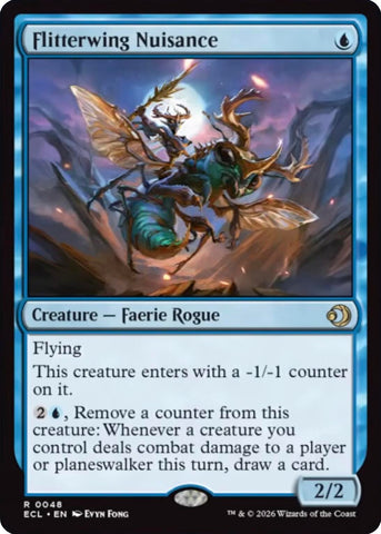 Flitterwing Nuisance [Lorwyn Eclipsed] Magic: The Gathering