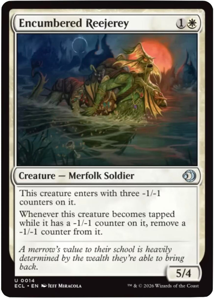 Encumbered Reejerey [Lorwyn Eclipsed] Magic: The Gathering