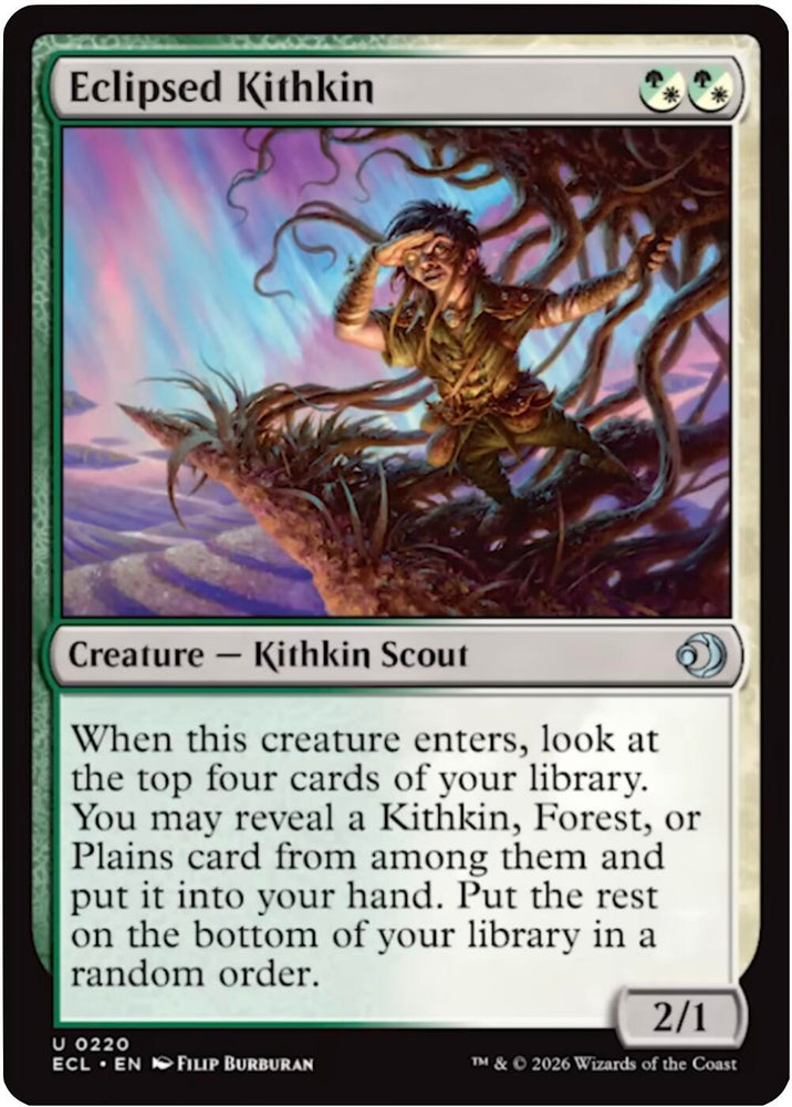 Eclipsed Kithkin [Lorwyn Eclipsed] Magic: The Gathering