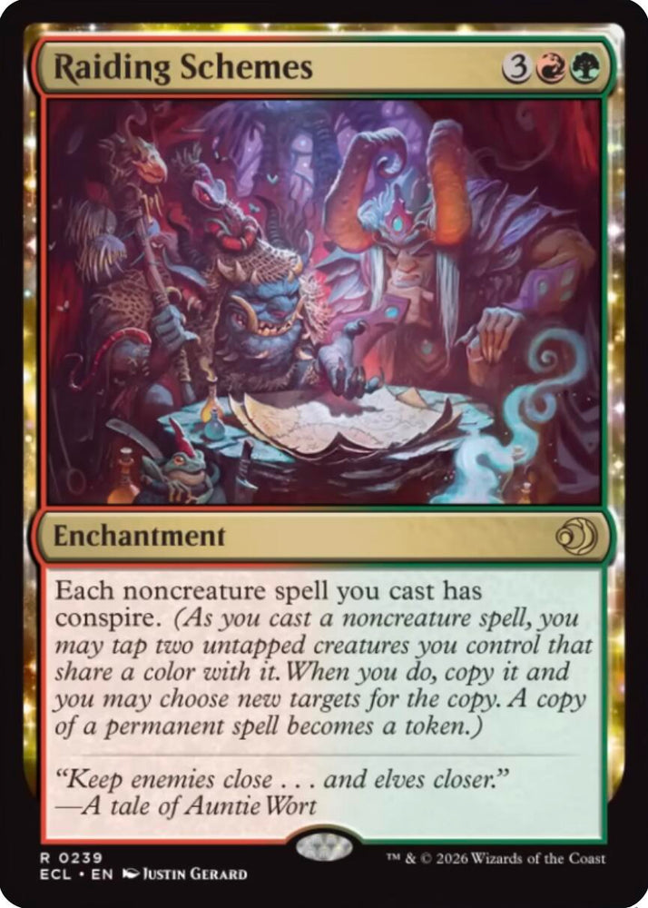 Raiding Schemes [Lorwyn Eclipsed] Magic: The Gathering