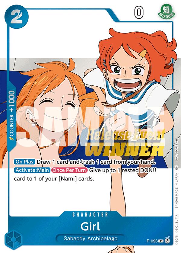 Girl (OP14 Release Event Winner) [One Piece Promotion Cards] Bandai
