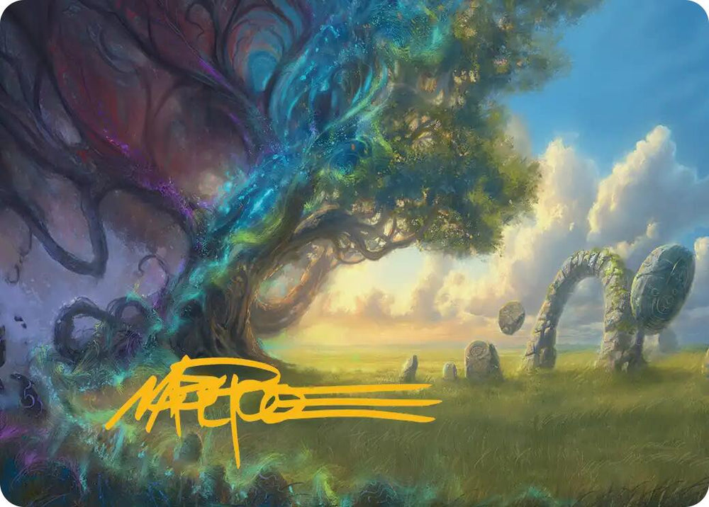 Morningtide's Light Art Card (Gold-Stamped Signature) [Lorwyn Eclipsed Art Series] Magic: The Gathering