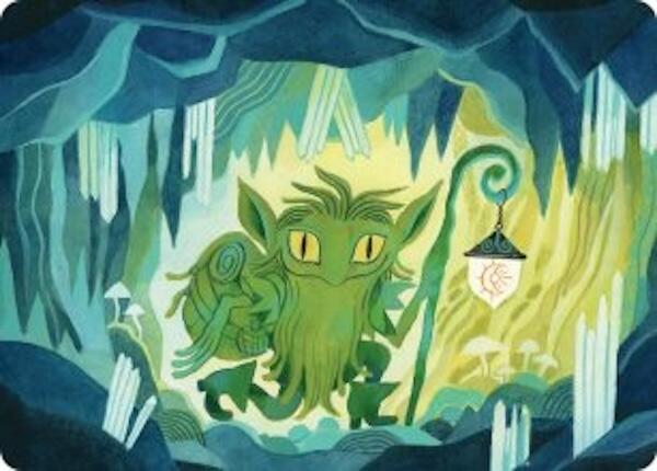 Mutable Explorer Art Card (43/54) [Lorwyn Eclipsed Art Series] Magic: The Gathering