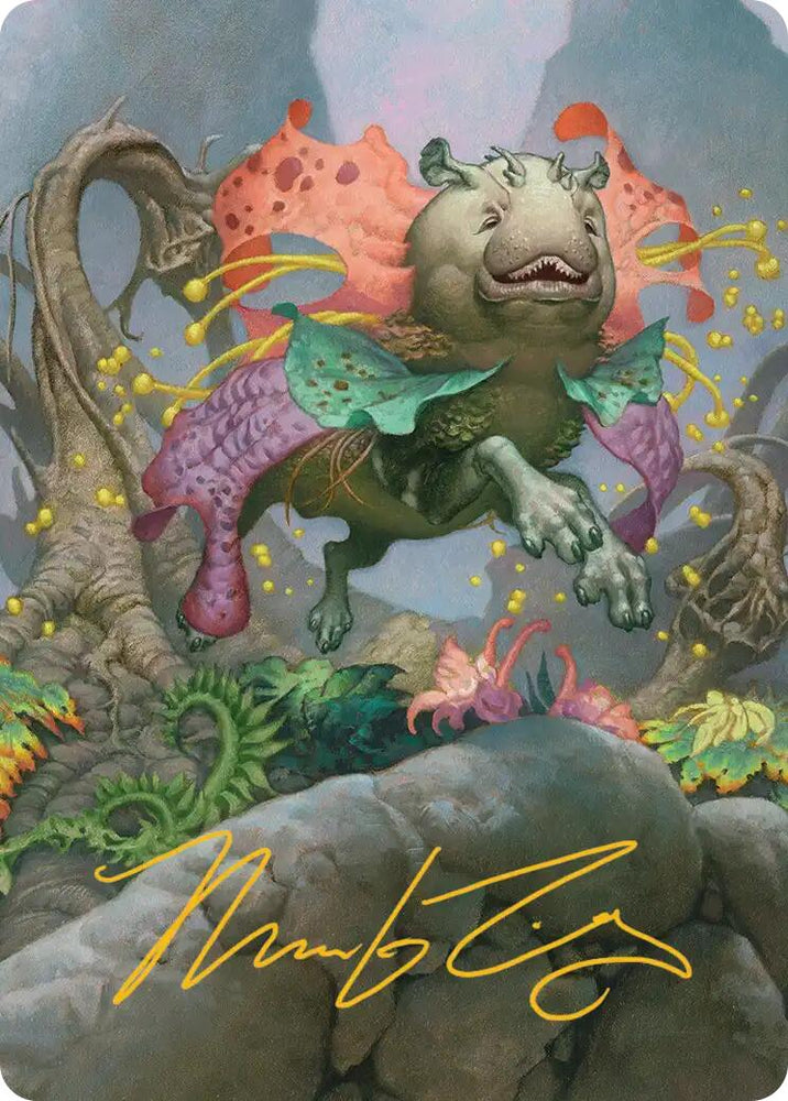 Vibrance Art Card (Gold-Stamped Signature) [Lorwyn Eclipsed Art Series] Magic: The Gathering