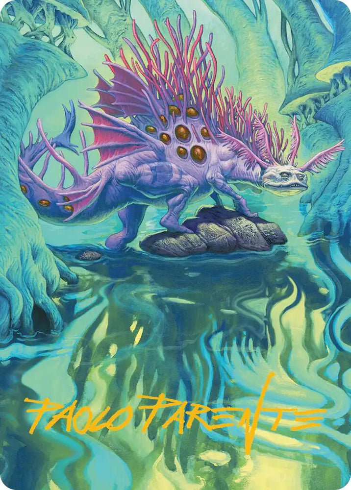 Wistfulness Art Card (Gold-Stamped Signature) [Lorwyn Eclipsed Art Series] Magic: The Gathering