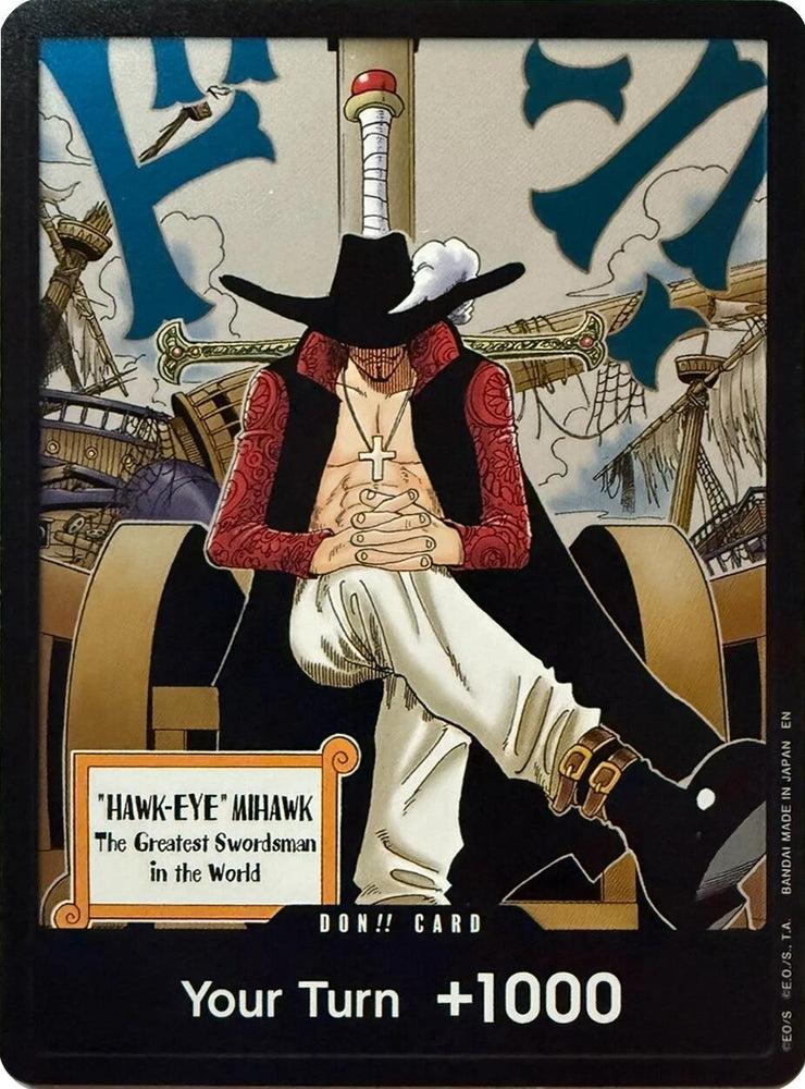 DON!! Card (Dracule Mihawk) [The Azure Sea's Seven] Bandai