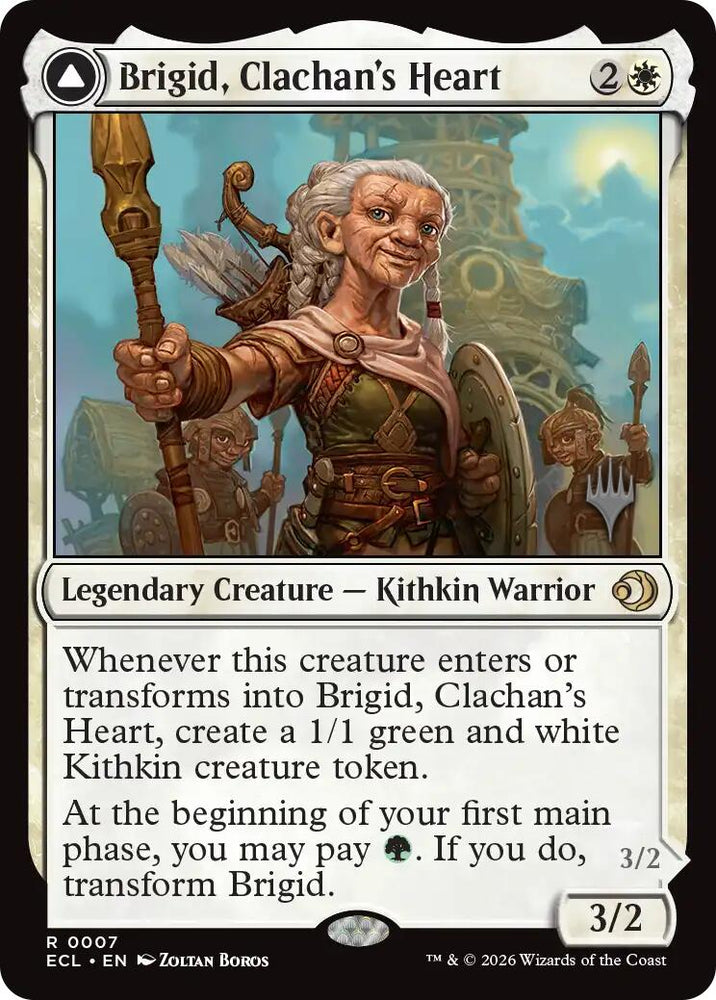 Brigid, Clachan's Heart [Lorwyn Eclipsed Promos] Magic: The Gathering