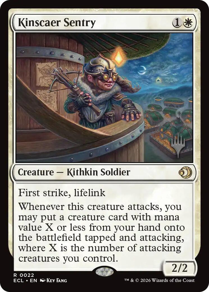 Kinscaer Sentry [Lorwyn Eclipsed Promos] Magic: The Gathering