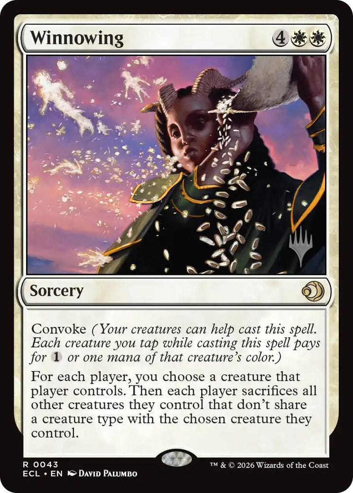 Winnowing [Lorwyn Eclipsed Promos] Magic: The Gathering
