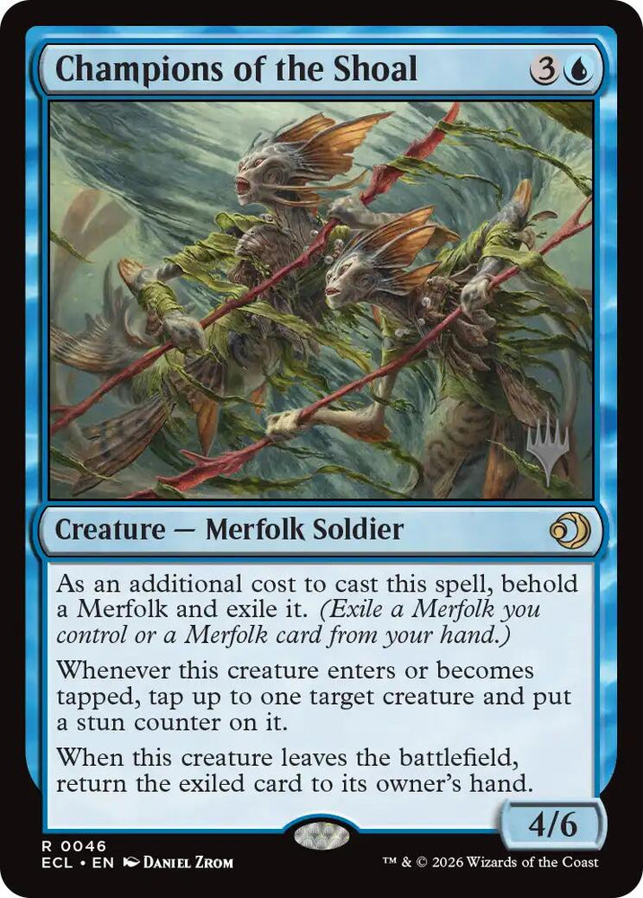 Champions of the Shoal [Lorwyn Eclipsed Promos] Magic: The Gathering