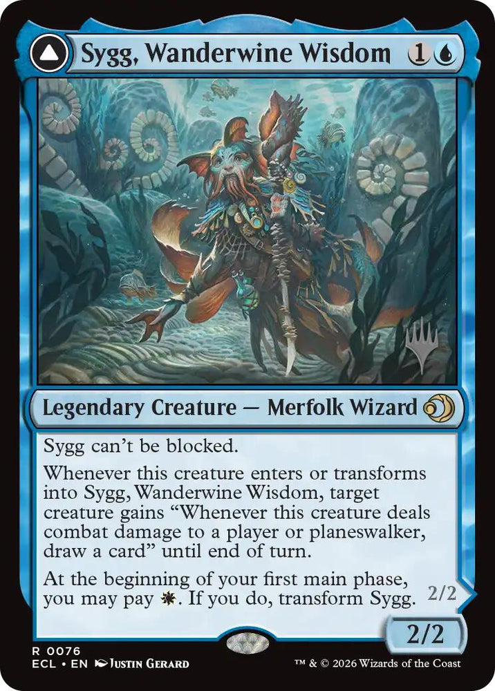 Sygg, Wanderwine Wisdom [Lorwyn Eclipsed Promos] Magic: The Gathering
