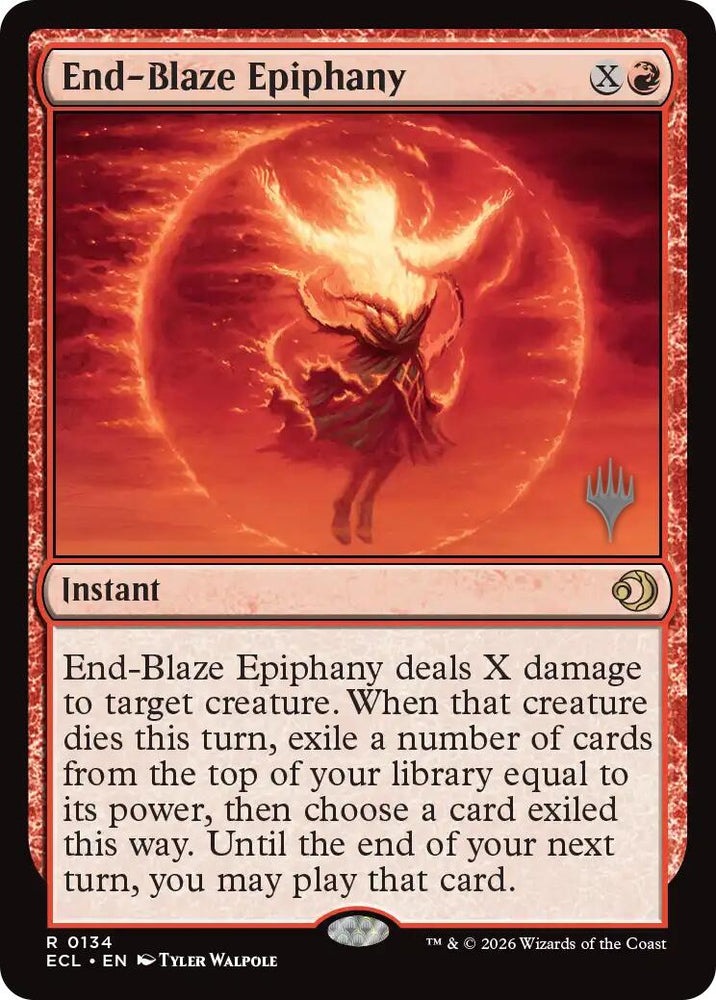 End-Blaze Epiphany [Lorwyn Eclipsed Promos] Magic: The Gathering