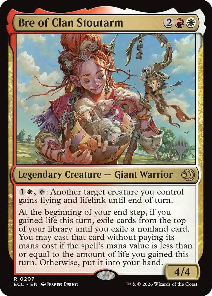 Bre of Clan Stoutarm [Lorwyn Eclipsed Promos] Magic: The Gathering