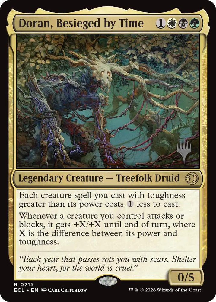 Doran, Besieged by Time [Lorwyn Eclipsed Promos] Magic: The Gathering