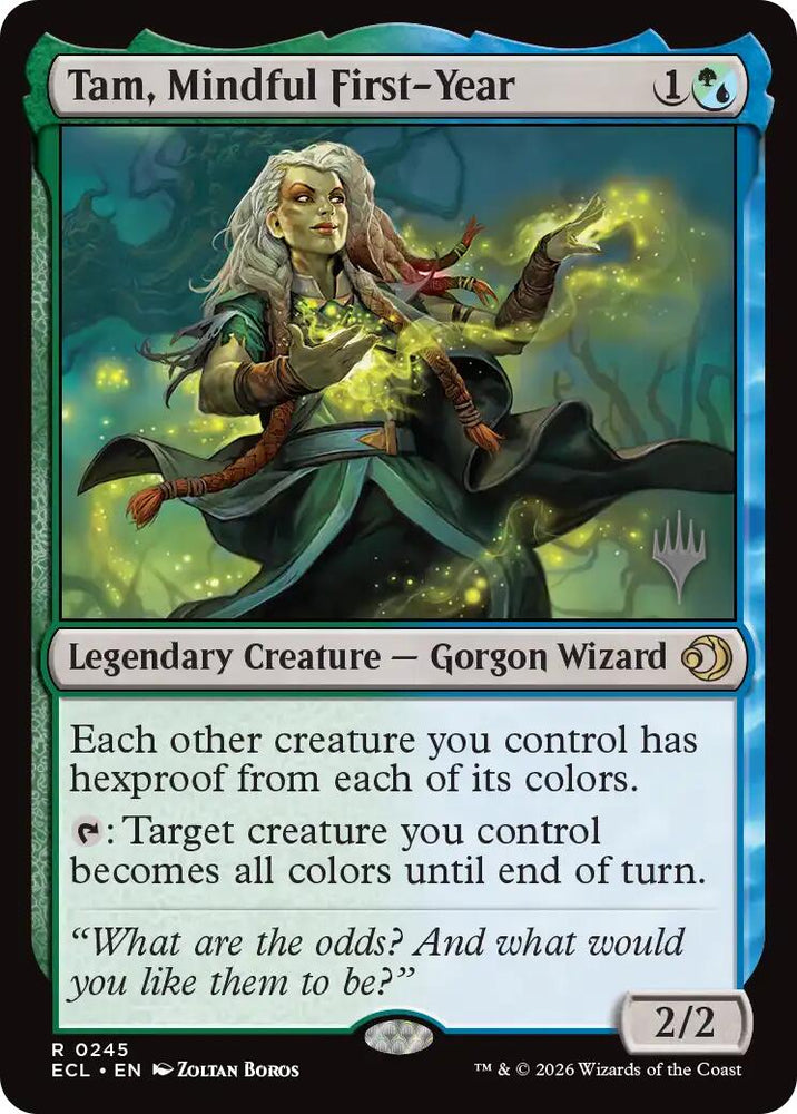 Tam, Mindful First-Year [Lorwyn Eclipsed Promos] Magic: The Gathering