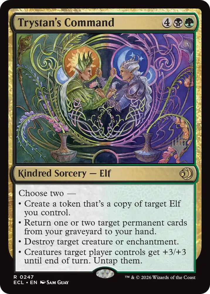 Trystan's Command [Lorwyn Eclipsed Promos] Magic: The Gathering