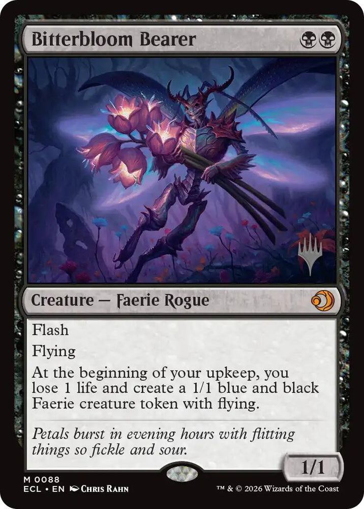 Bitterbloom Bearer [Lorwyn Eclipsed Promos] Magic: The Gathering