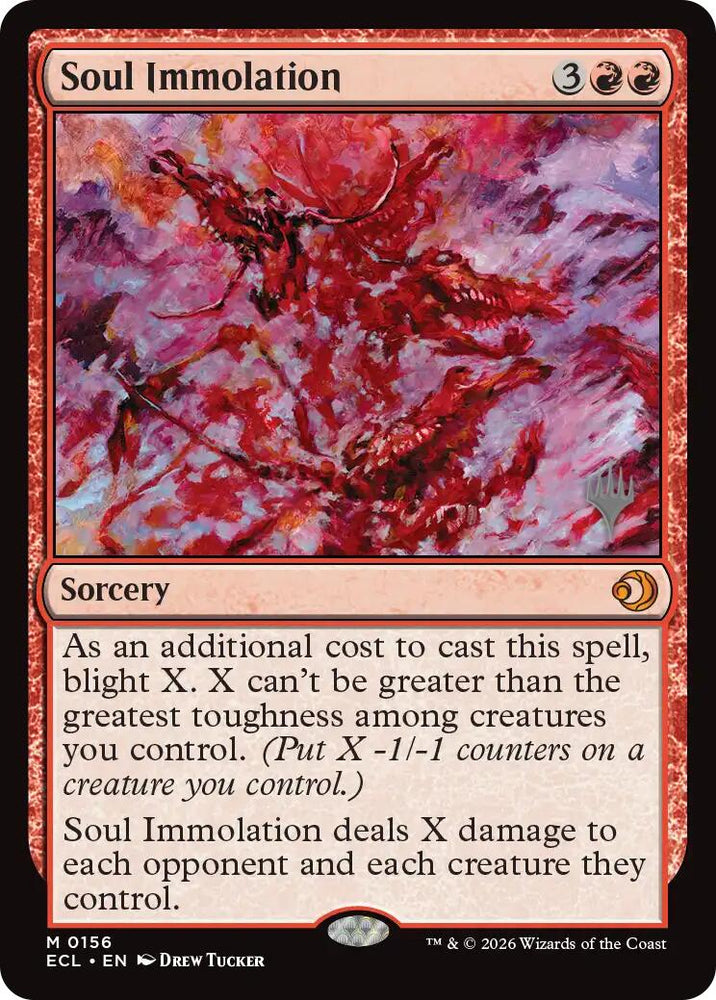 Soul Immolation [Lorwyn Eclipsed Promos] Magic: The Gathering