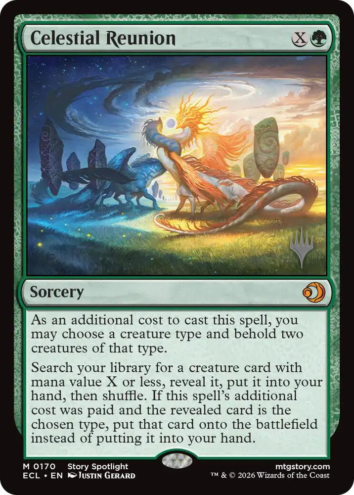 Celestial Reunion [Lorwyn Eclipsed Promos] Magic: The Gathering