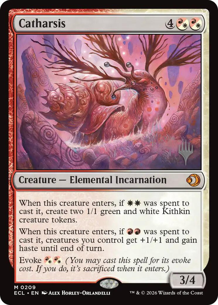 Catharsis [Lorwyn Eclipsed Promos] Magic: The Gathering