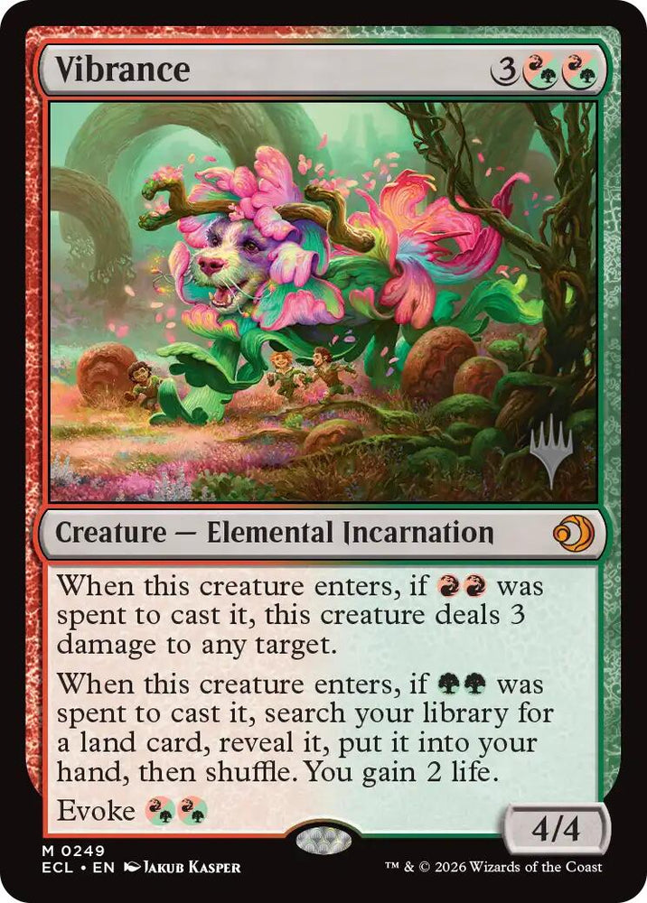 Vibrance [Lorwyn Eclipsed Promos] Magic: The Gathering