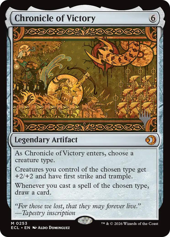 Chronicle of Victory [Lorwyn Eclipsed Promos] Magic: The Gathering