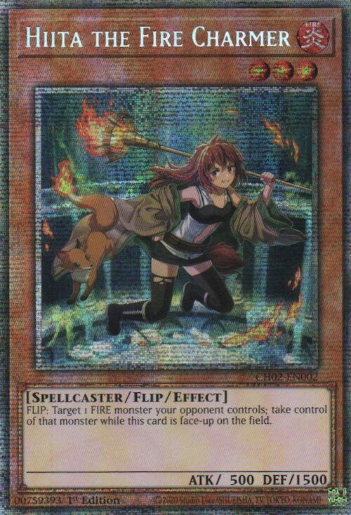 Hiita the Fire Charmer (Starlight Rare) [CH02-EN002] Starlight Rare Yu-Gi-Oh!