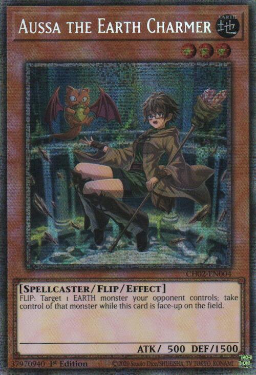 Aussa the Earth Charmer (Starlight Rare) [CH02-EN004] Starlight Rare Yu-Gi-Oh!