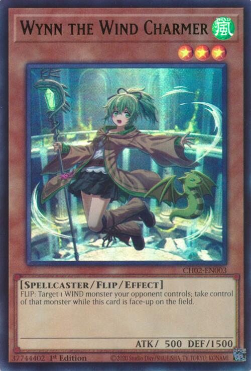 Wynn the Wind Charmer (Ultra Rare) [CH02-EN003] Ultra Rare Yu-Gi-Oh!