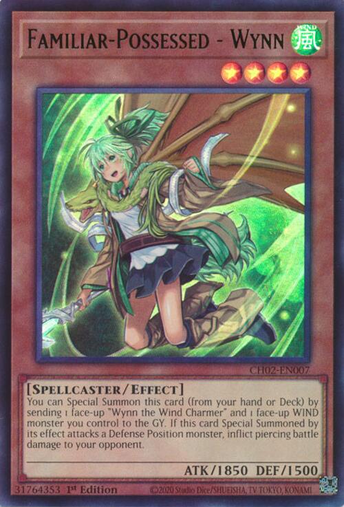 Familiar-Possessed - Wynn [CH02-EN007] Ultra Rare Yu-Gi-Oh!