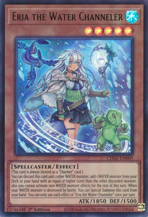 Eria the Water Channeler [CH02-EN009] Ultra Rare Yu-Gi-Oh!