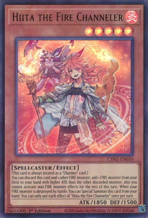 Hiita the Fire Channeler [CH02-EN010] Ultra Rare Yu-Gi-Oh!