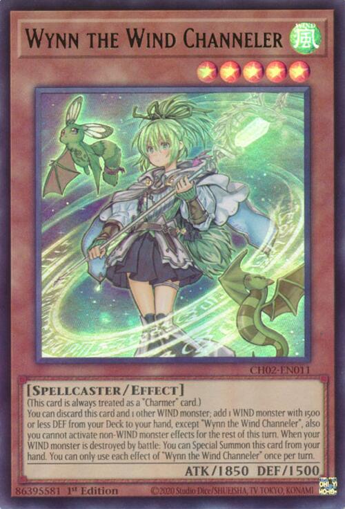 Wynn the Wind Channeler [CH02-EN011] Ultra Rare Yu-Gi-Oh!