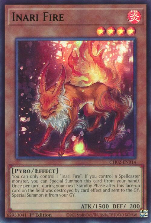 Inari Fire [CH02-EN014] Ultra Rare Yu-Gi-Oh!
