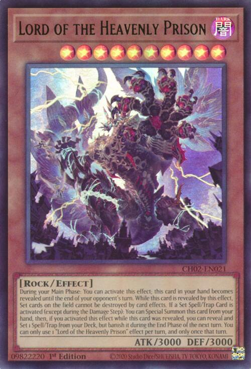 Lord of the Heavenly Prison [CH02-EN021] Ultra Rare Yu-Gi-Oh!
