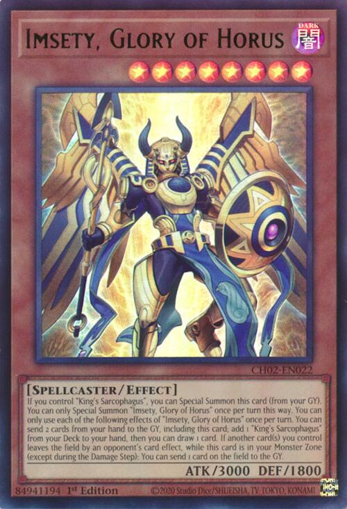 Imsety, Glory of Horus [CH02-EN022] Ultra Rare Yu-Gi-Oh!