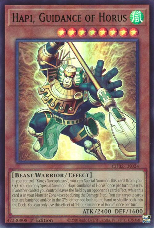 Hapi, Guidance of Horus [CH02-EN024] Ultra Rare Yu-Gi-Oh!